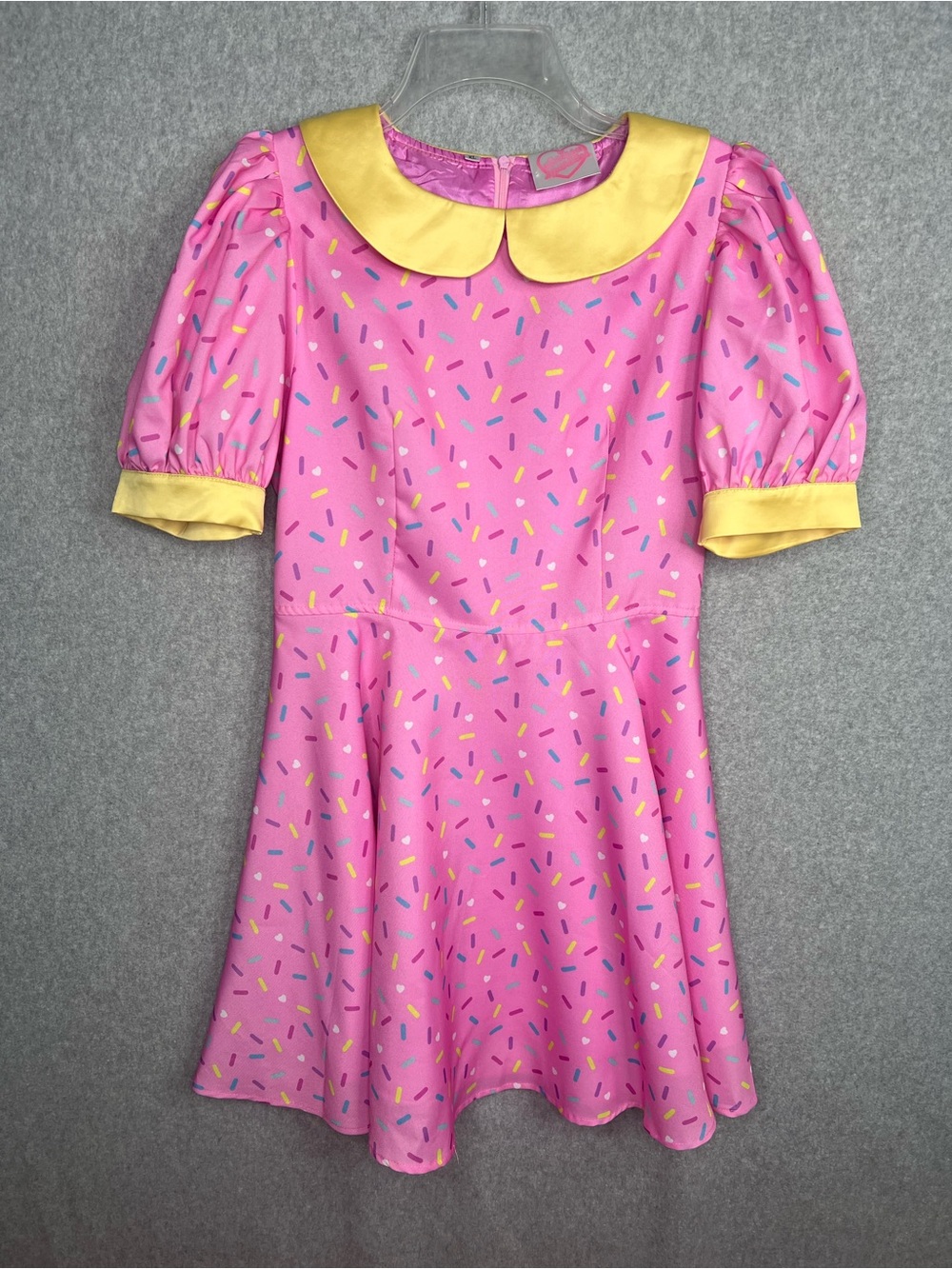 Chrissa Sparkles Sprinkles on Top Dress Adult XL Pink Kawaii Cutecore Cupcake